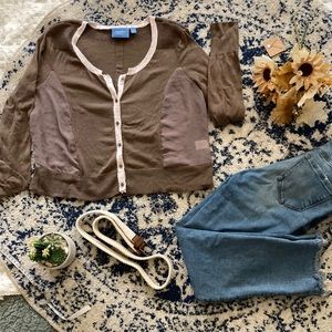 Simply Vera button up sweater